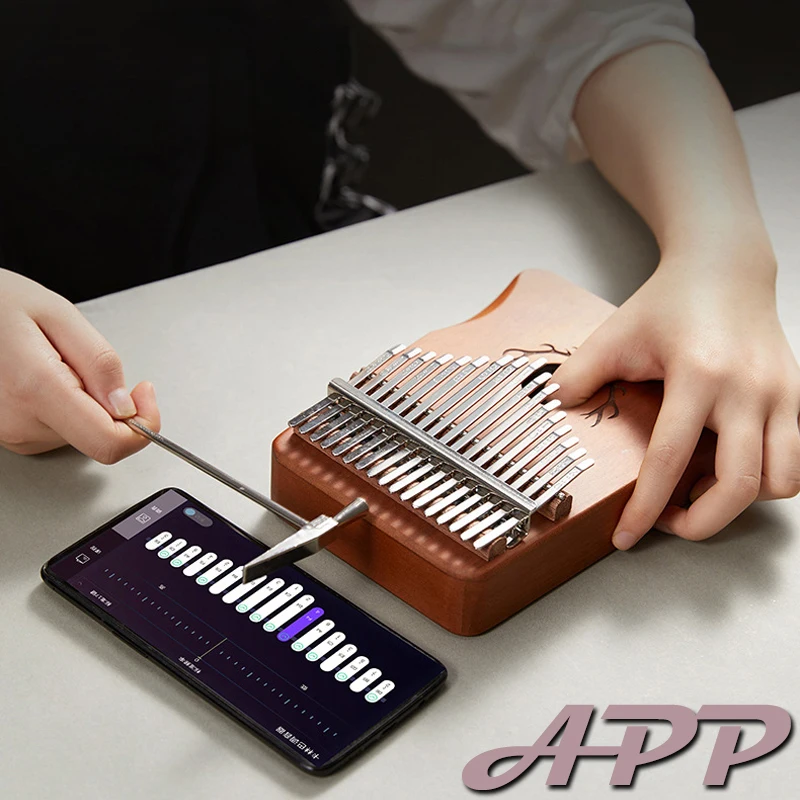 17-клавишное пианино Kalimba большой палец высококачественный деревянный