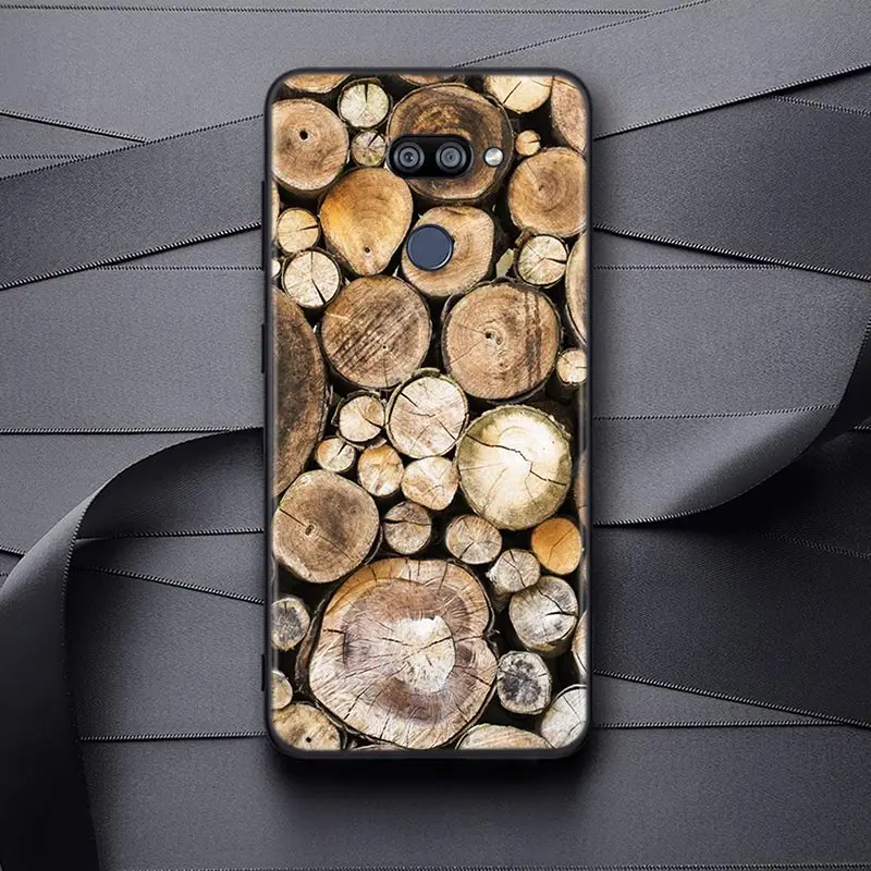

Wooden Style For LG K22 K71 K61 K51S K41S K30 K20 K50S K40S Q60 V60 V50 V40 V35 V30 G8 ThinQ Black Phone Case