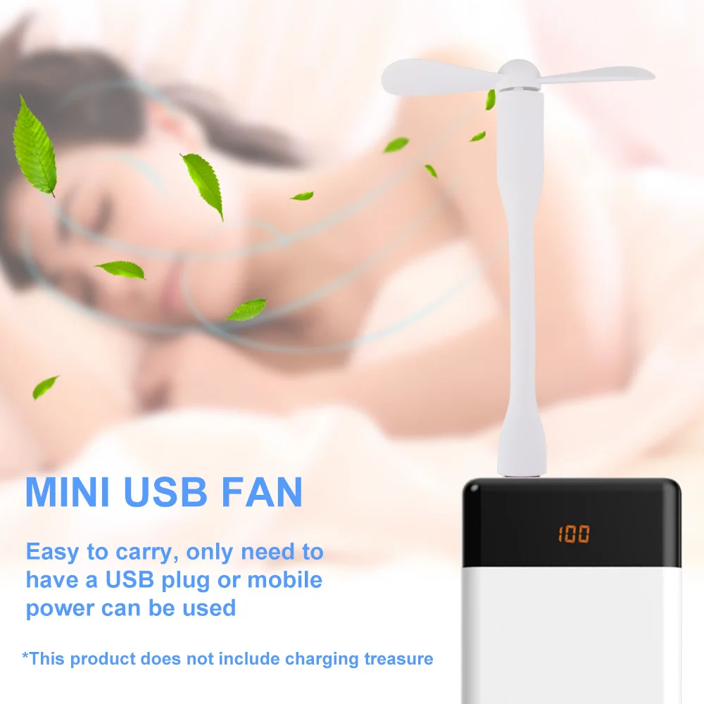 Small USB Fan Mini Creative Air cooler Portable Fan For Phone Computer Desktop Summer Gadget Power Bank USB Device