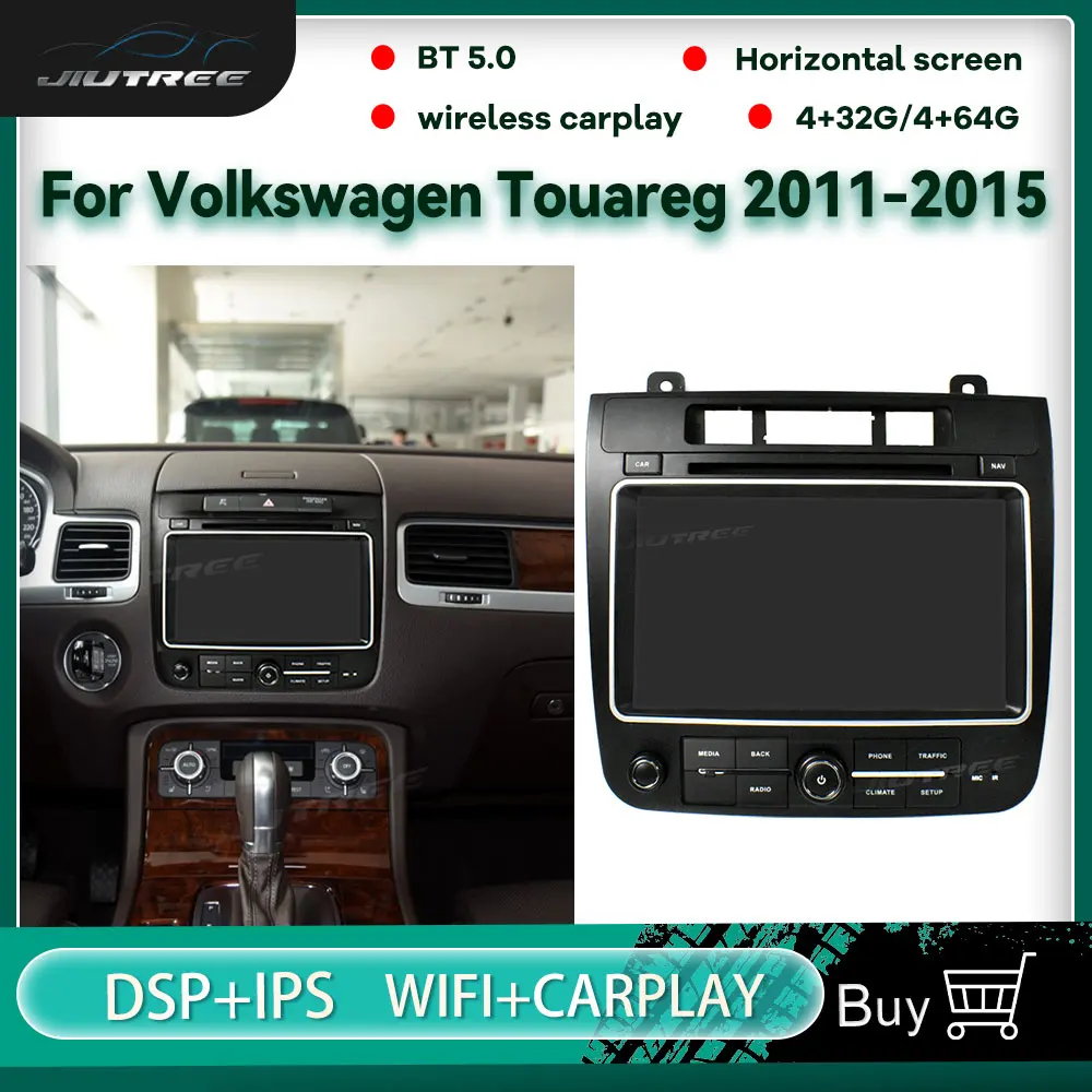 

Горизонтальный экран Android автомобильный радиоприемник для Volkswagen Touareg 2011-2015 мультимедийный плеер автоматический стерео рекордер GPS навигаци...