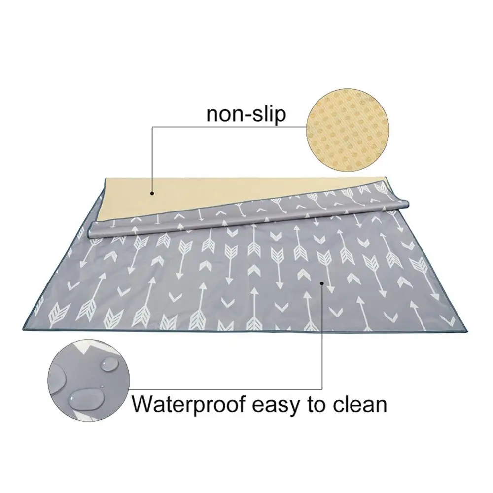 Детский водонепроницаемый складной игровой коврик детская игровая комната