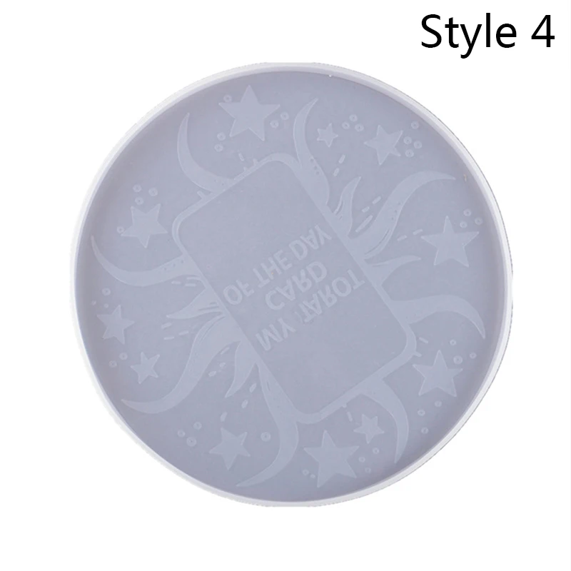 

DIY Crystal Epoxy Epoxy Mold Constellation Compass Tarot Divination Silicone Mold For Resin Jewelry Tools