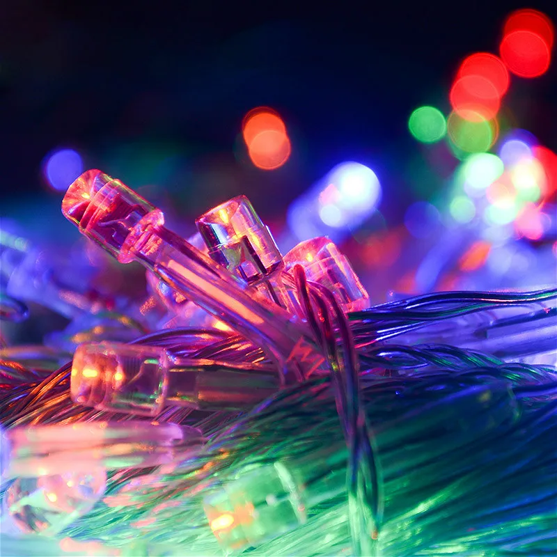 Мерцающий Звездный прозрачный светильник s 5 м 10 для помещений открытый феи 8