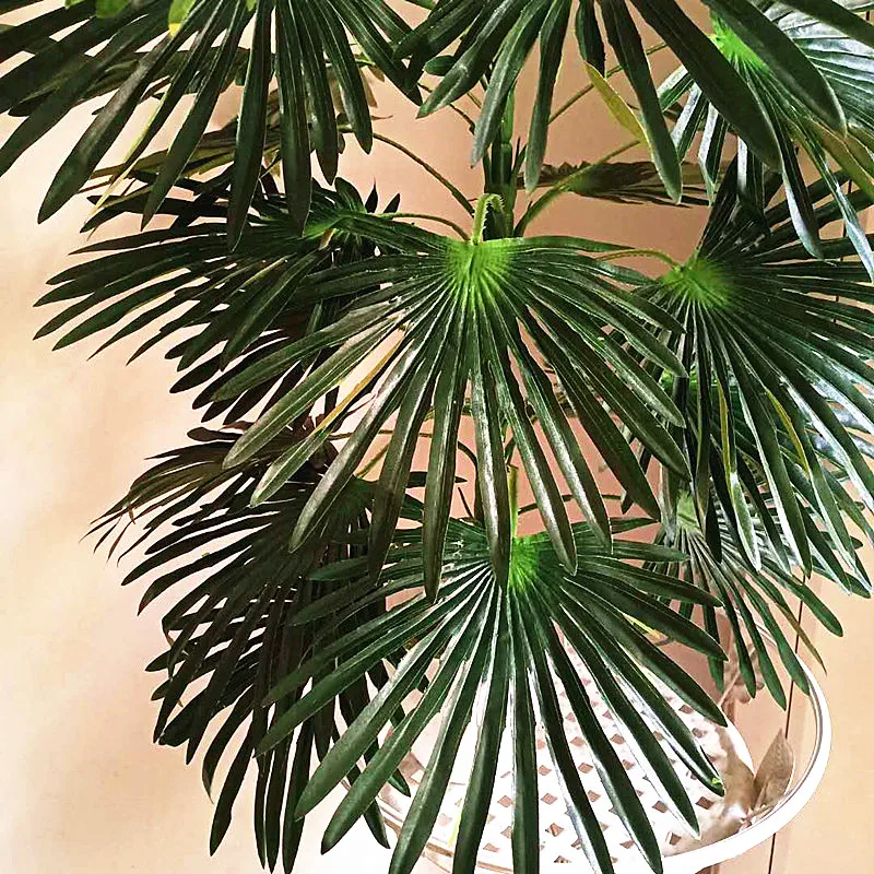 Искусственные тропические пальмы вилка 68 см 21 дюйм редкие искусственные