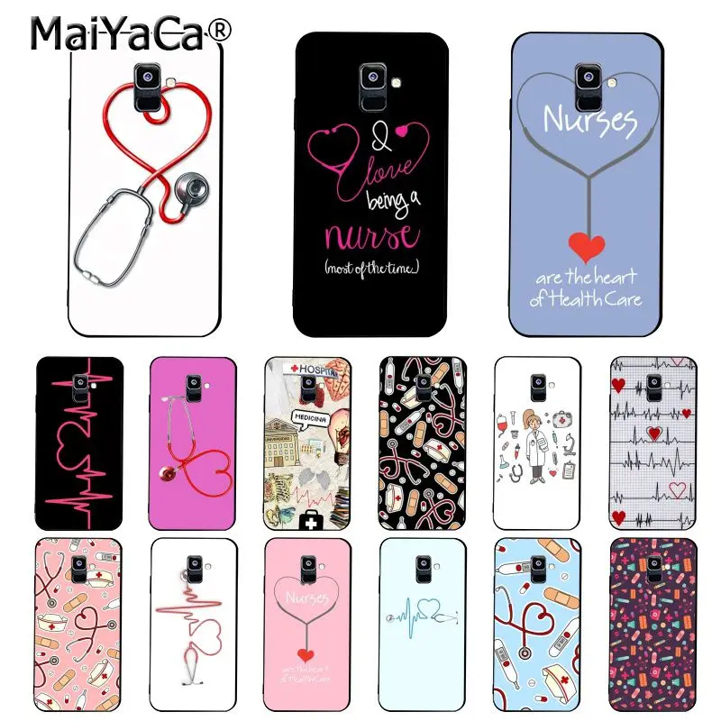 MaiYaCa медсестра медицинская медицина здоровье сердце стетоскоп телефонный чехол