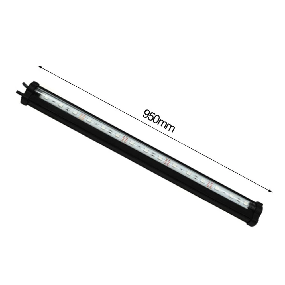 95cm RGB LED Light Aquarium Fish Tank Light Submersible Light Air Bubble Lamp Making Oxygen with Remote Control for Fish Tank - Цвет: 95cm