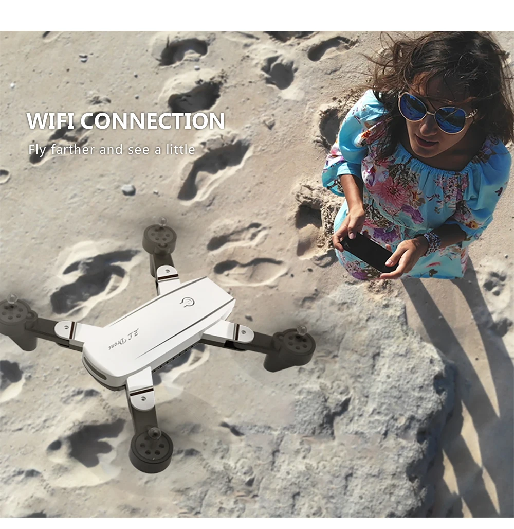 Mini Folding Unmanned Aerial Vehicle WIFI Drone With Camera HD 4K/1080P/720P FPV RTF Remote Control Helicopter RC Quadcopter Toy