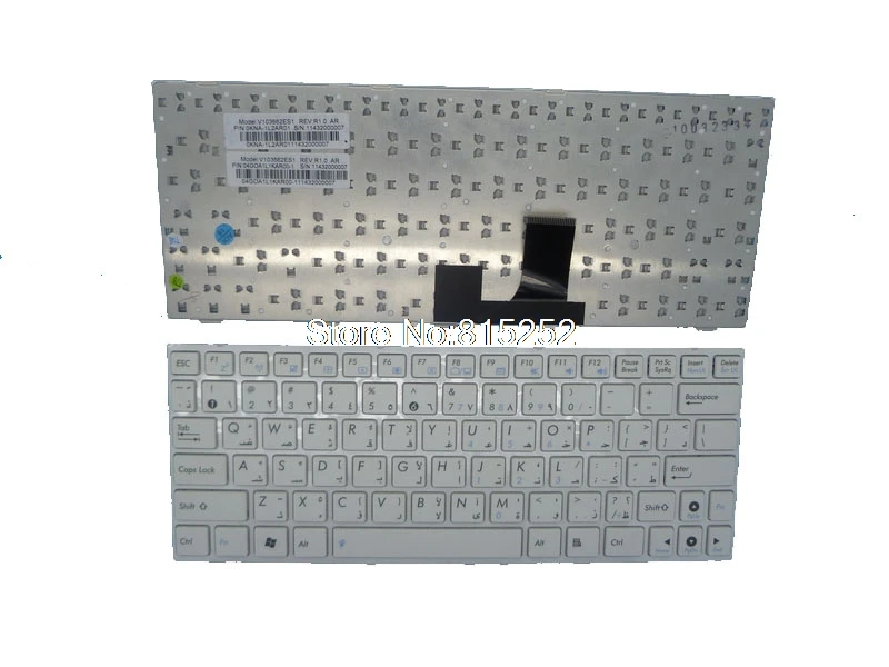 Клавиатура для ноутбука ASUS EPC 1005HA 1008PE 1002HA V103662DK1 V109762AK1 0KNA-192SF01 04GOA192KSF10-1 0KNA-1L1SP01 SP TR AR