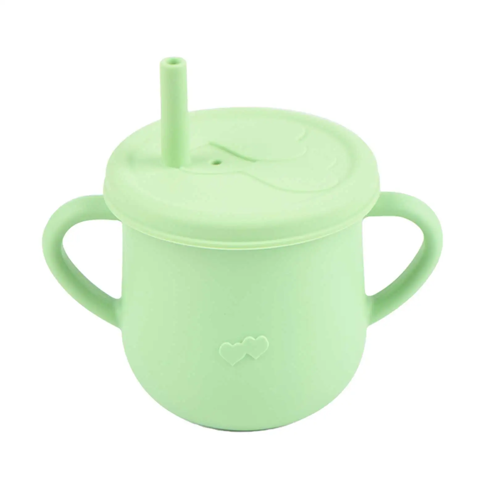 

Baby Training Cup Food Grade Silicone Sippy Cups Leakproof Drinking Straw Cup Feeding Drinkware Nontoxic Cup Tableware BPA FREE