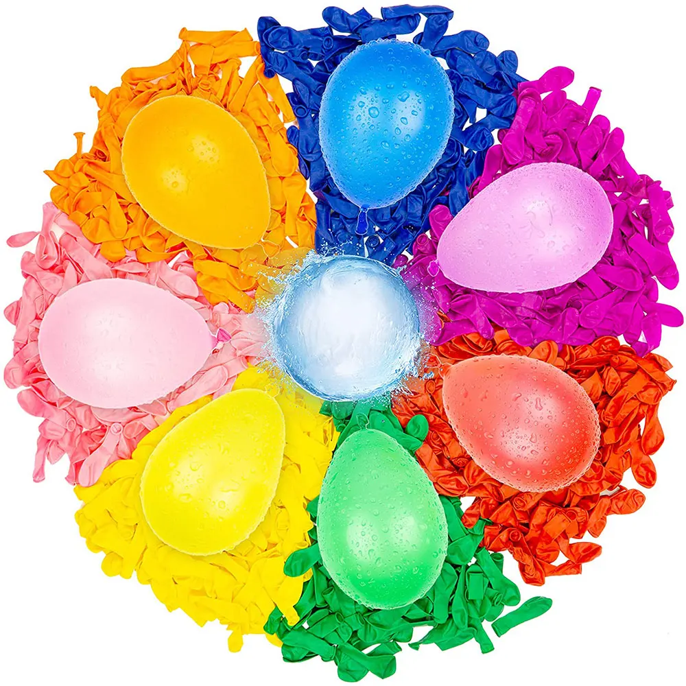 globos cumplea&ntilde;os，decoraci&oacute;n，Globos de agua de relleno r&aacute;pido para ni&ntilde;os, fiesta de globos de agua, juguete divertido de verano para exteriores, decoraci&oacute;n de relleno r&aacute;pido, 111 Uds.-1