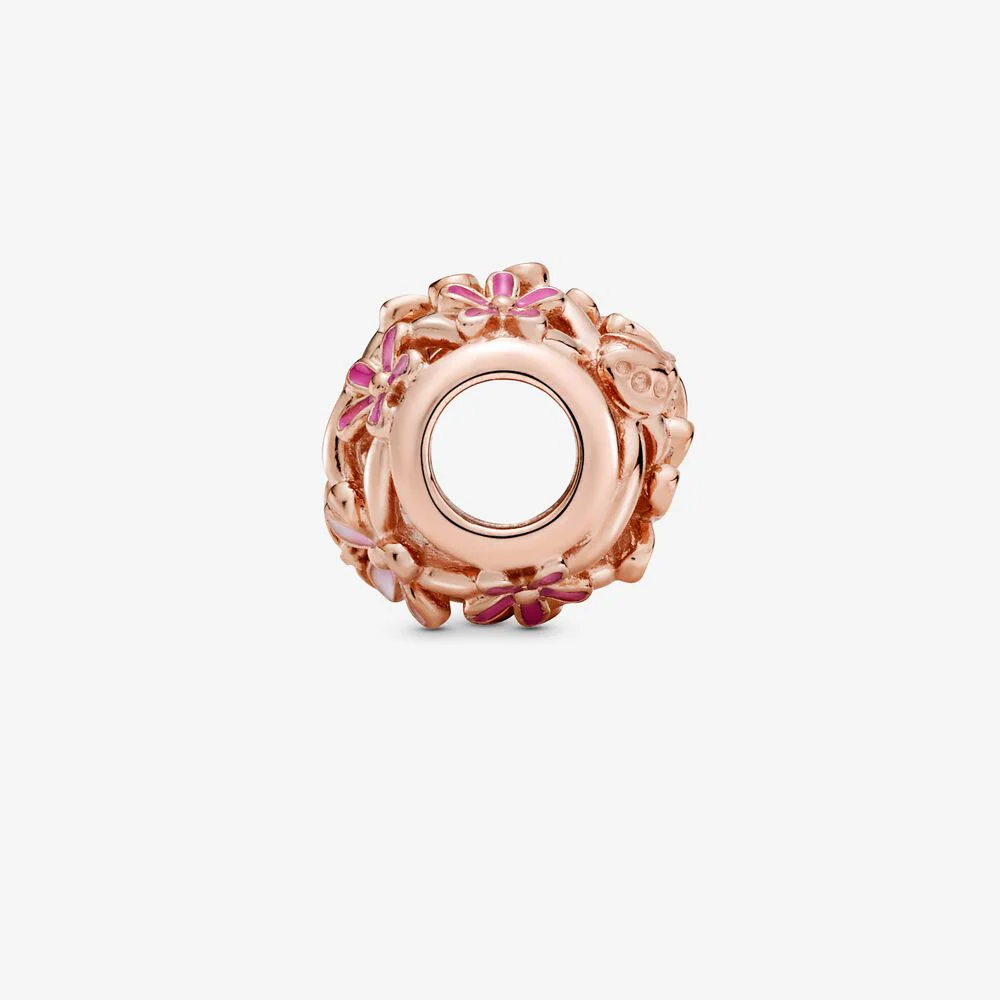 

Daisy Charm 925 Sterling Silver Fits Pandora Charms Bracelets for Woman Girl Beads Gifts for Women Bracelet and Necklace