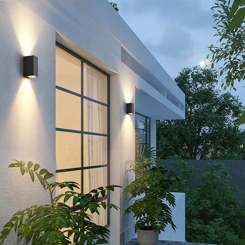 Промышленный настенный светильник наружный современное садовое освещение