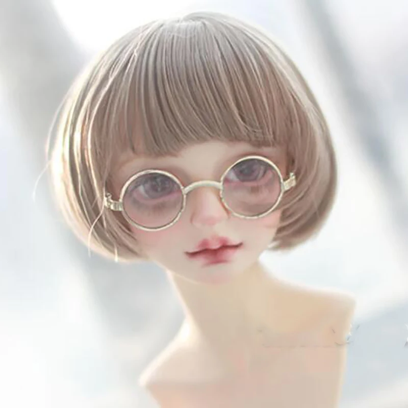 Allaosify 1/3 1/4 1/6 аксессуары для кукол дяди BJD SD DD Золотые круглые очки в стиле