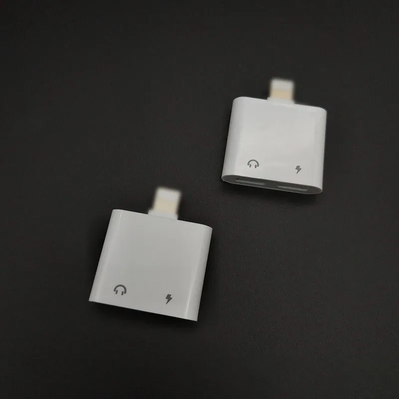 Два порта в кабель наушники зарядное устройство адаптер для IPhone XS Max X 10 XR 7 8 Plus