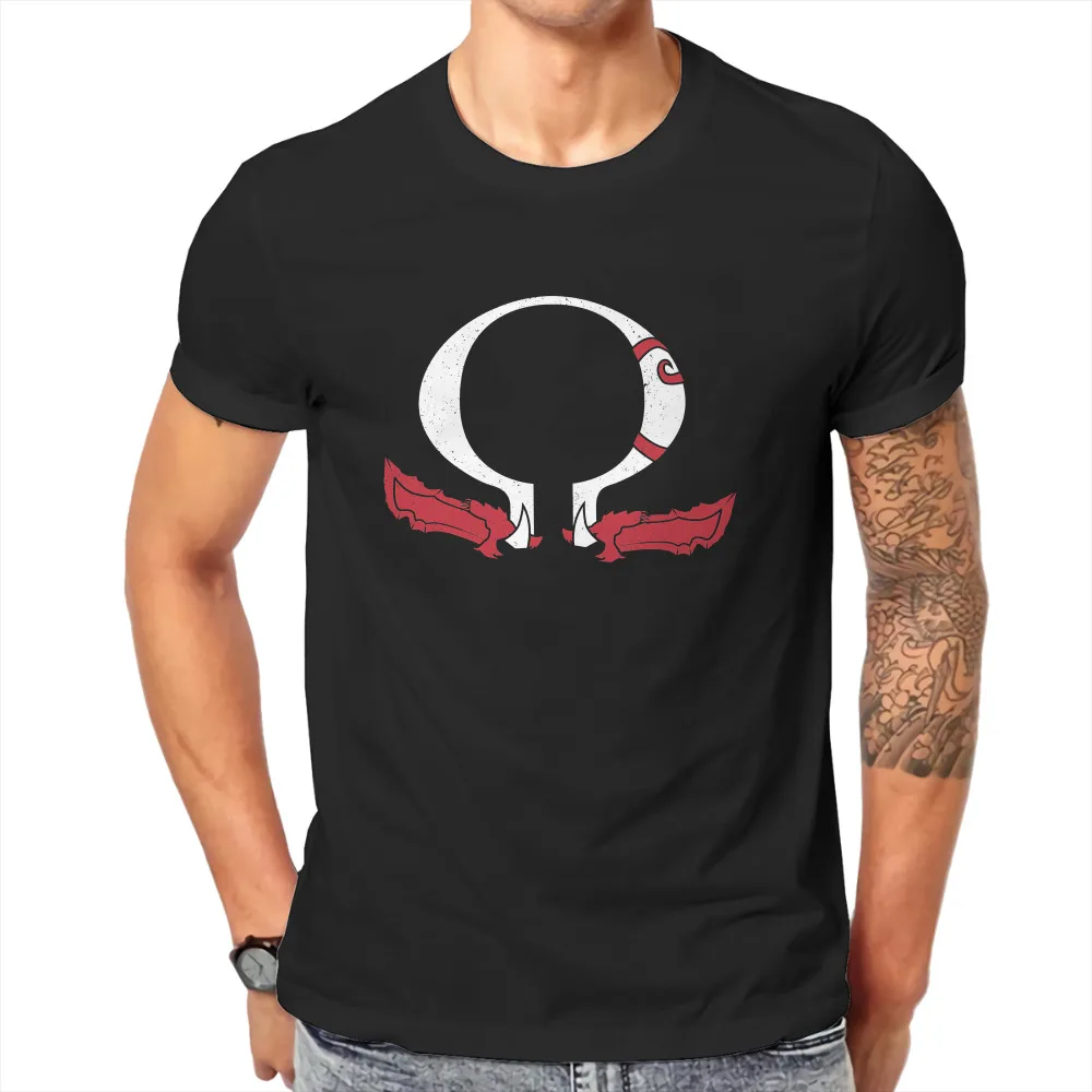 

Omega of War Fashion TShirts God of War Men Style Pure Cotton Tops T Shirt Round Neck Oversized