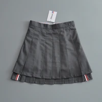 summer new y2k vintage women skirt high waist school uniform pleated skirts female golf skirt kawaii mini dance skirts