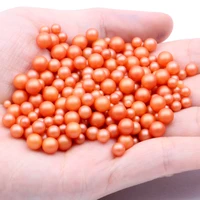 6mm 5000pcs round no hole pearls beads matte colorful diy newest jewelry decoration nail art equipment