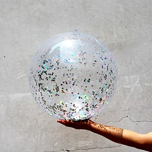 24 inch laser ball YUYU надувные шары для бассейна бассейн Фламинго поплавок Детские поплавки для бассейна детский бассейн игрушки для купания Блестящий бассейн мяч - Цвет: 24 inch laser ball