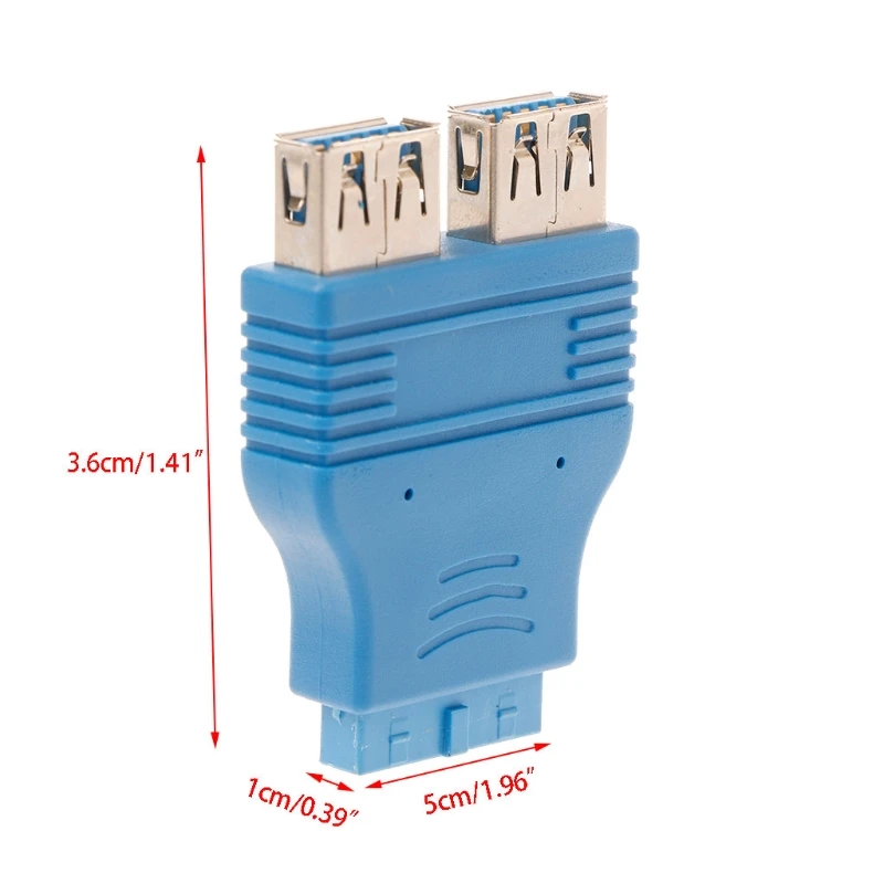 Двойной USB 3 0 Тип (мама) 20 контактный разъем материнская плата Женская заголовка