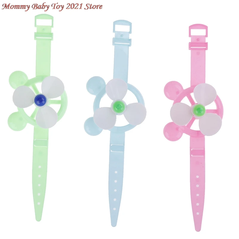 

3Pcs Novelty Windmill Watch Toy Watch Wind Spinner Kids Toy Party Supplies Gifts Random Color
