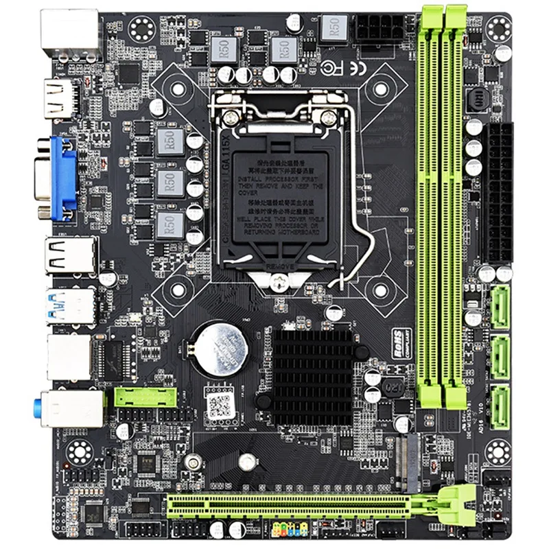 H310C материнская плата поддерживает процессор Core / Celeron Pentium LGA1151 и 1 x PCIE 16X HDMI