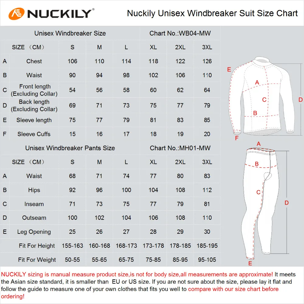 NUCKILY непромокаемые штаны ветрозащитный комплект для велоспорта 5 цветов уличные
