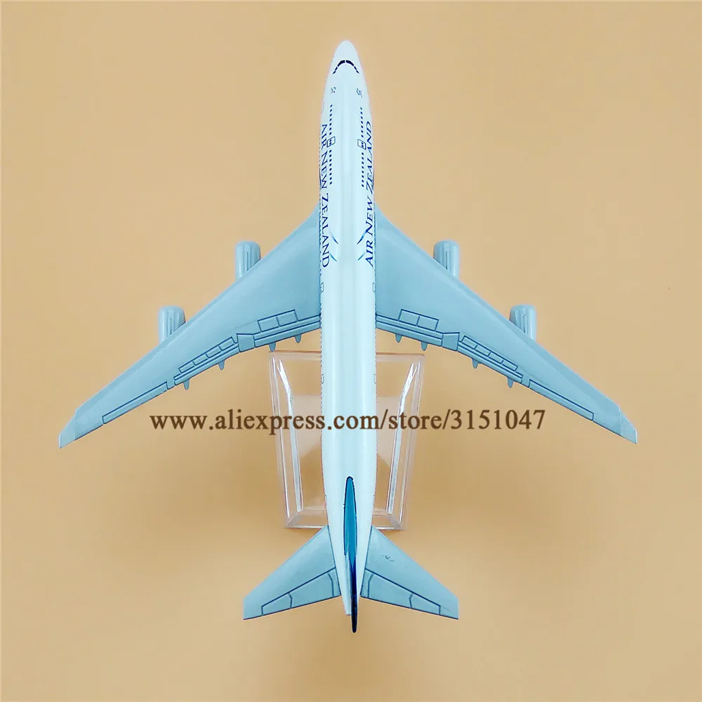 16 см модель воздушного самолета из металлического сплава Новая Зеландия B747 400