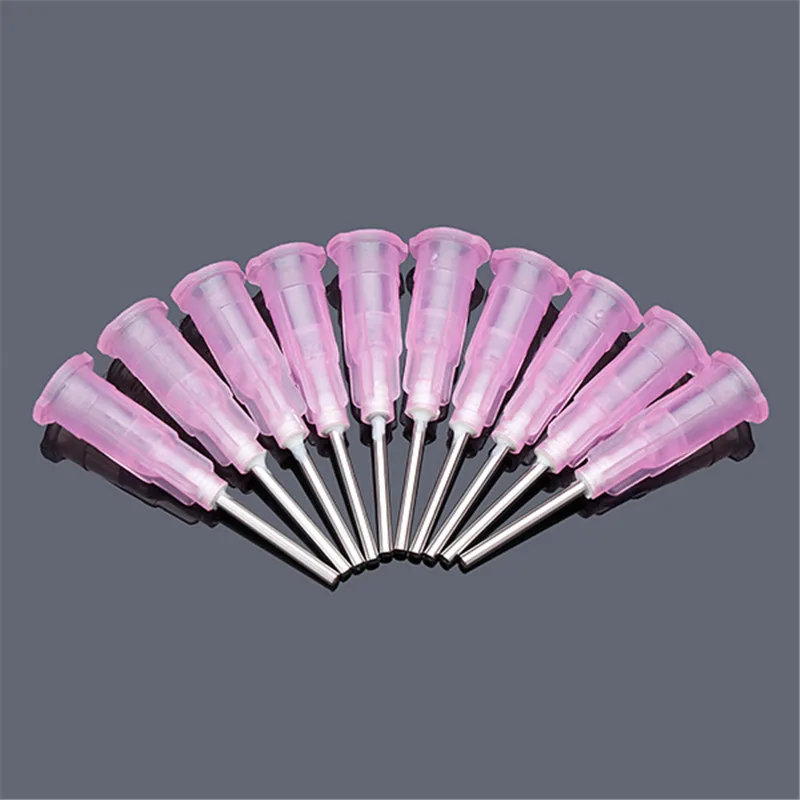 

100pcs/Set 0.9mm Dispensing Needles Tips For Welding Fluxes For Glue Liquid Dispenser Syringe Injector Universal Blunt Tip