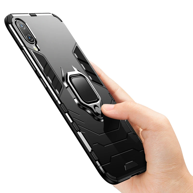 Чехол-накладка для VIVO Y1S поликарбонат с кольцом-держателем чехол телефона |