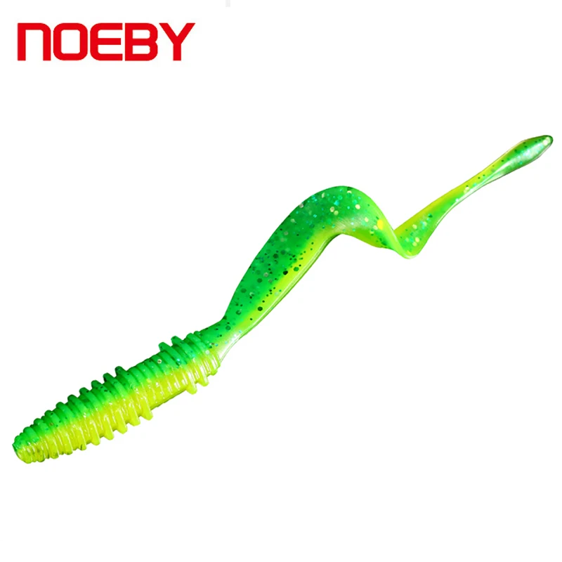NOEBY 6 штук 10 см 4 г мягкие Реалистичная приманка Swimbait 8 2 5 личинка червь приманки 1g