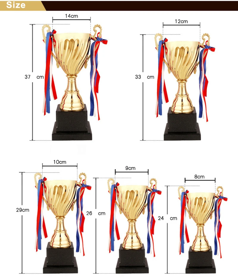 Customized Classic High-grade Trophy Cup Metal Alloy Alliance Medal Craft Tattoo Creative Advocate Soccer Table Souvenir