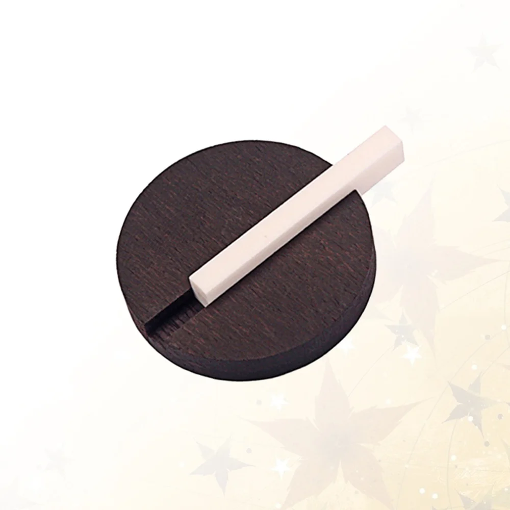 

GK999 Rosewood Round Bridge Saddle Bridge Insert Guitar Accessories for Folk Acoustic Guitar