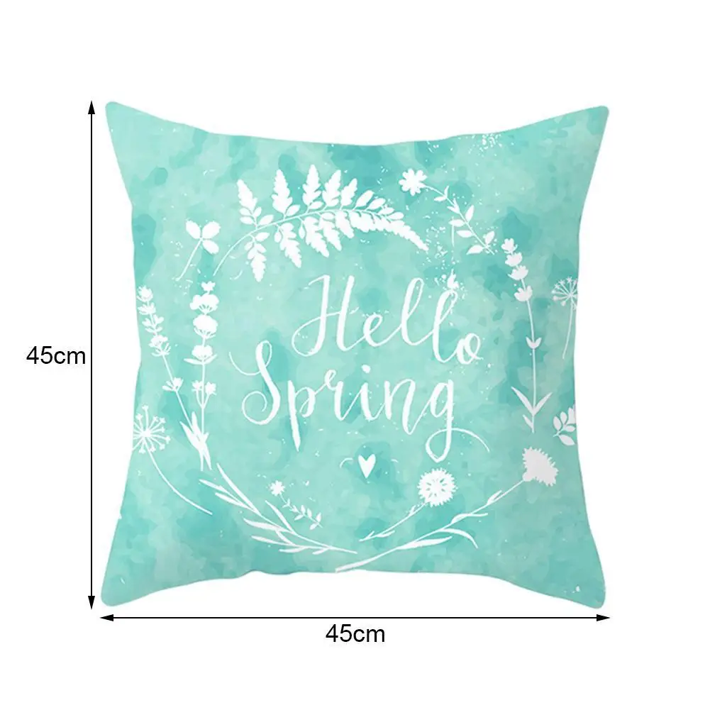 

45*45cm Small Fresh Fruit Summer Pillow Case Hidden Cushion Goods Household Fleece Zipper Skin Pillow Peach Cover H7X3