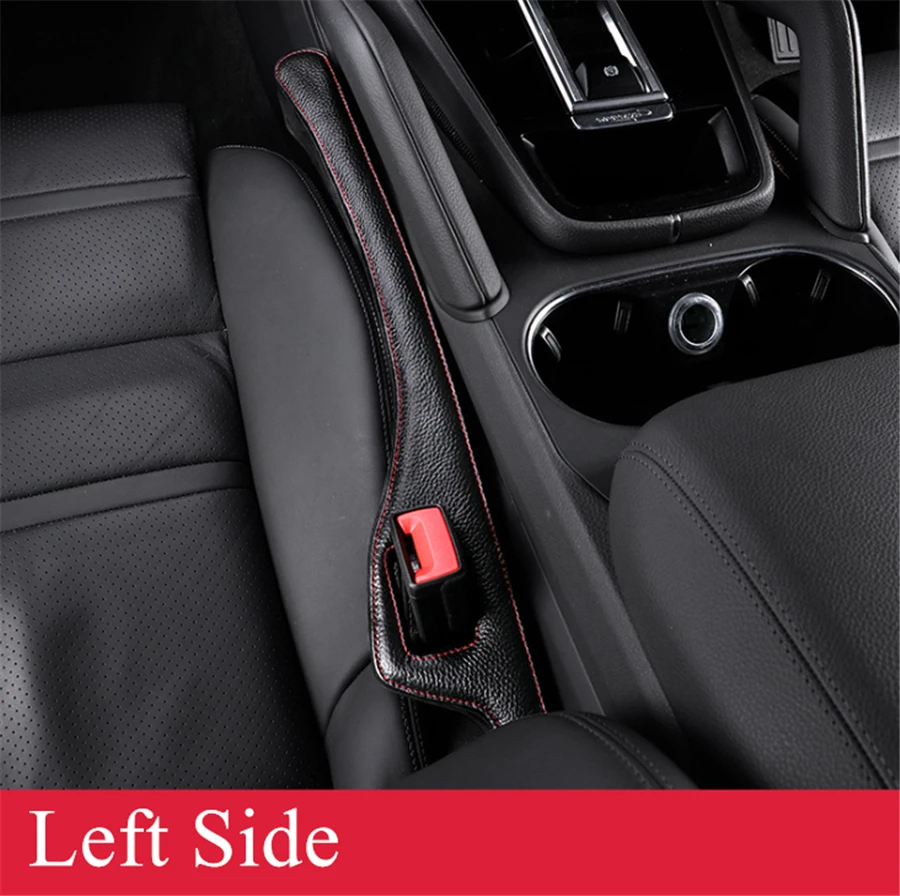 

1piece car seat gap filler pockets Original PU-Leathe Soft Pad on the left side