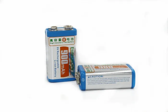 2 шт./лот супер большая емкость 900 мАч литиевая батарея 9 В 8 4 в + Универсальный AA AAA