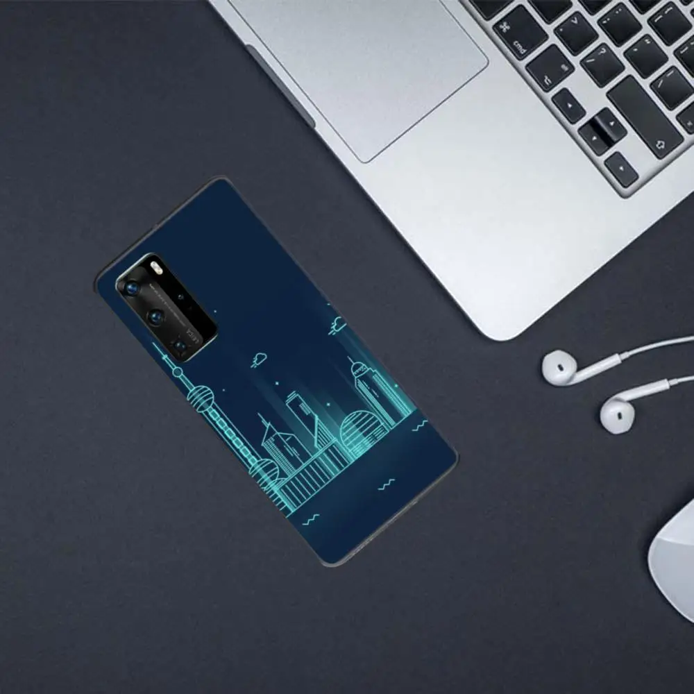 Чехол для телефона с жемчужной башней Пыленепроницаемый защитой от ударов и