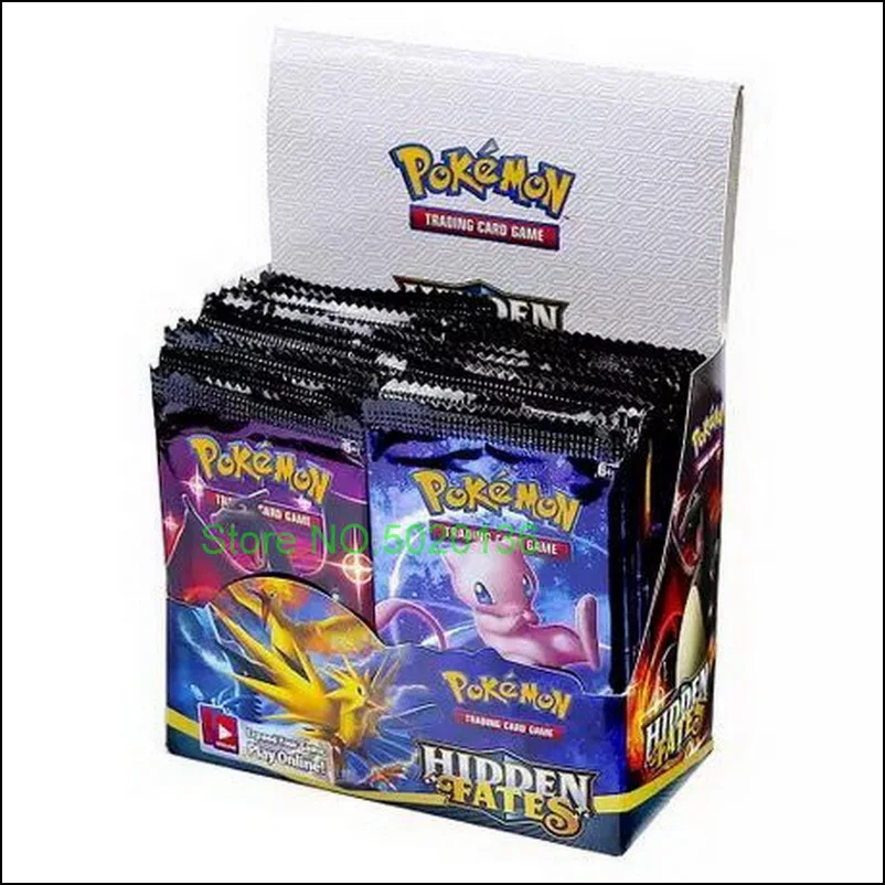 Английские карты Pokemon 324 360 шт. щит меча блестящие звезды Fusion Strike Booster Box торговая