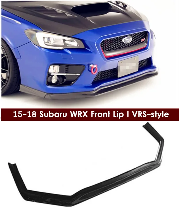 Подходит для- Subaru WRX STI 4Dr Sedan VARIS style передний бампер для губ