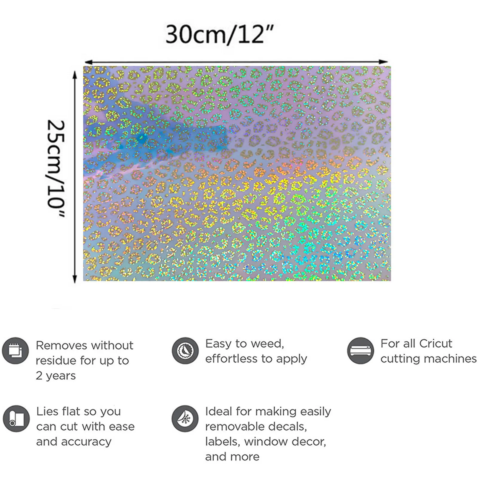 Декоративная пленка с изображением рыбьей чешуи Леопардовый градиент