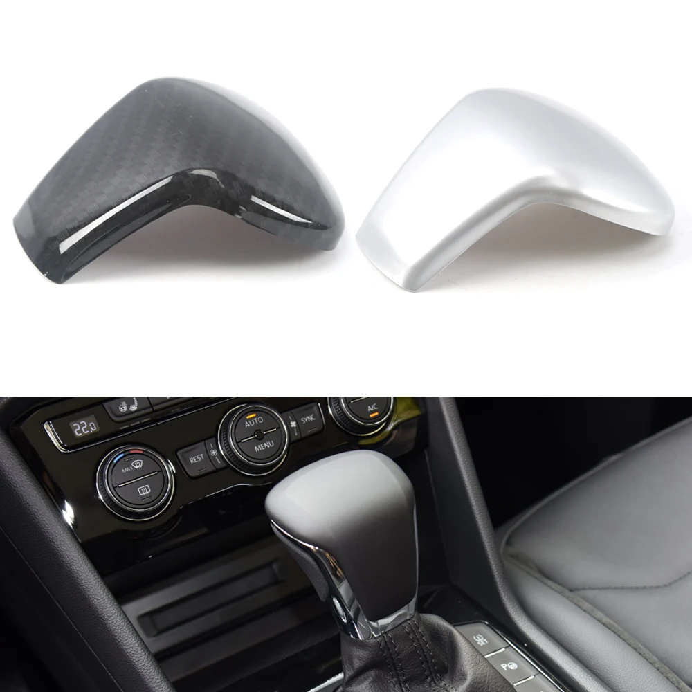 

Накладка на ручку переключения передач для Volkswagen VW Tiguan 2017 2018 2019 2020, хромированные аксессуары, карбоновые молдинги