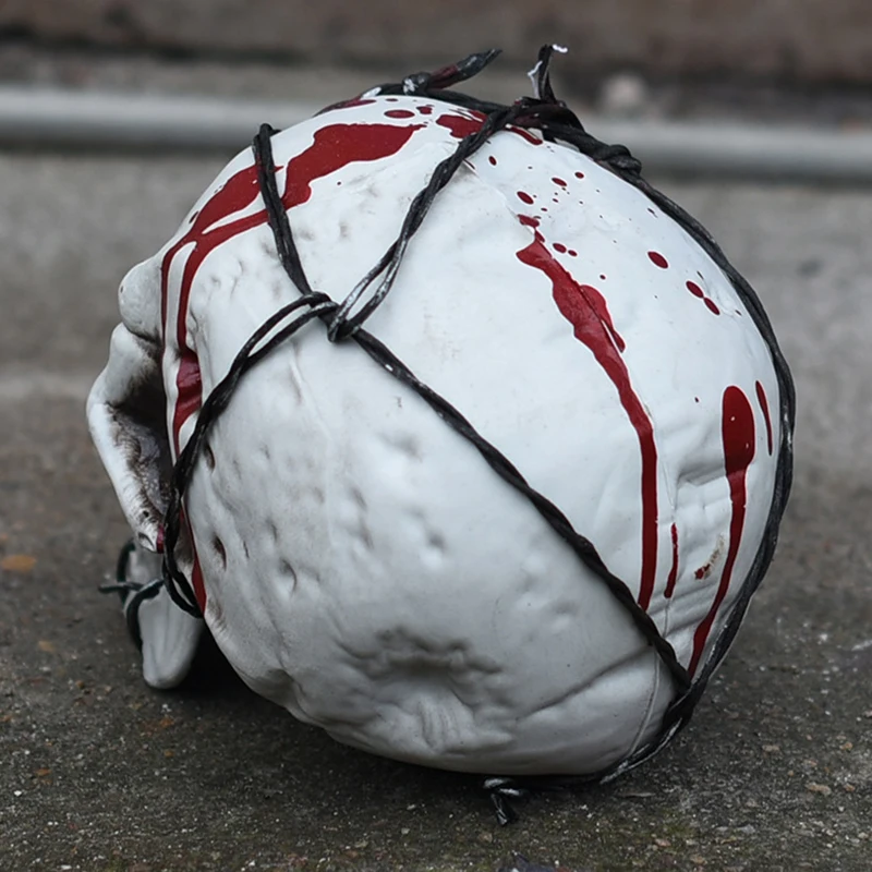 Статуя ужасного черепа скульптура декор для Хэллоуина бара ночного клуба