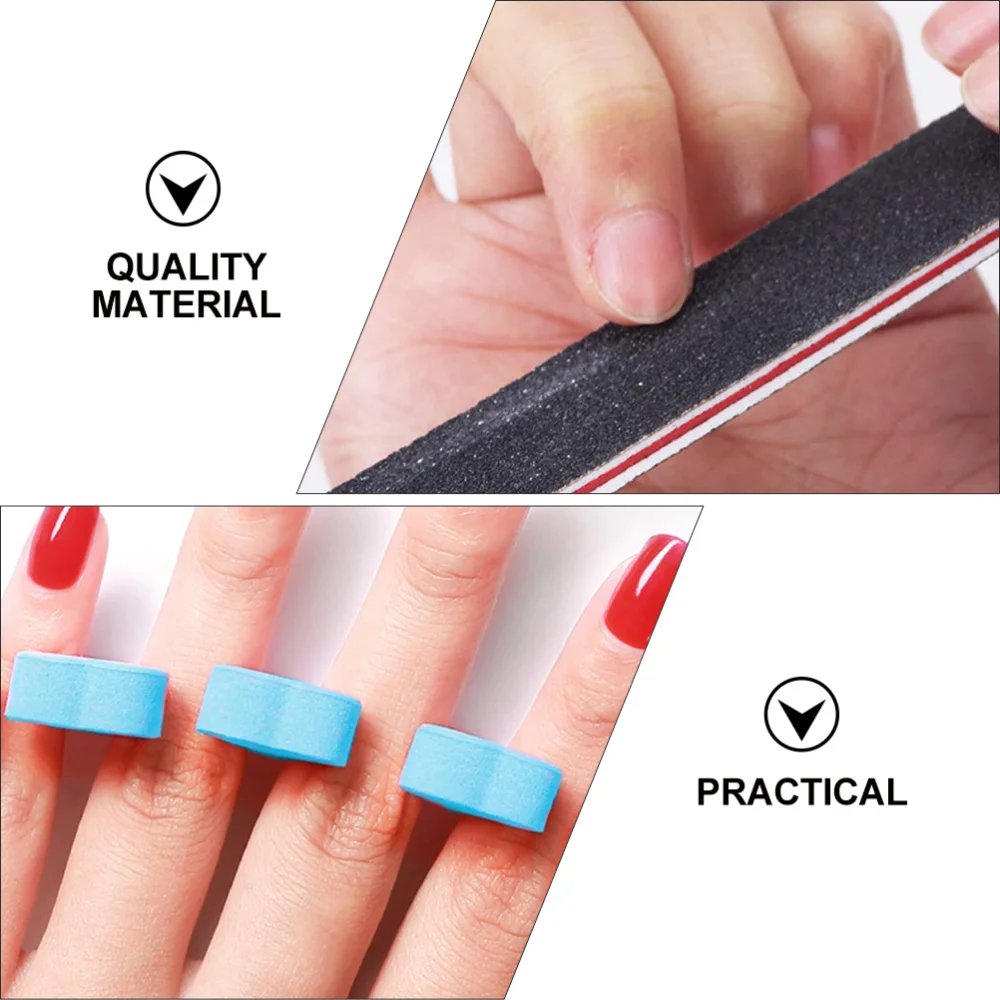 

55Pcs Creative Nail Art Separator Manicure Pedicure Toe Divider Random Color