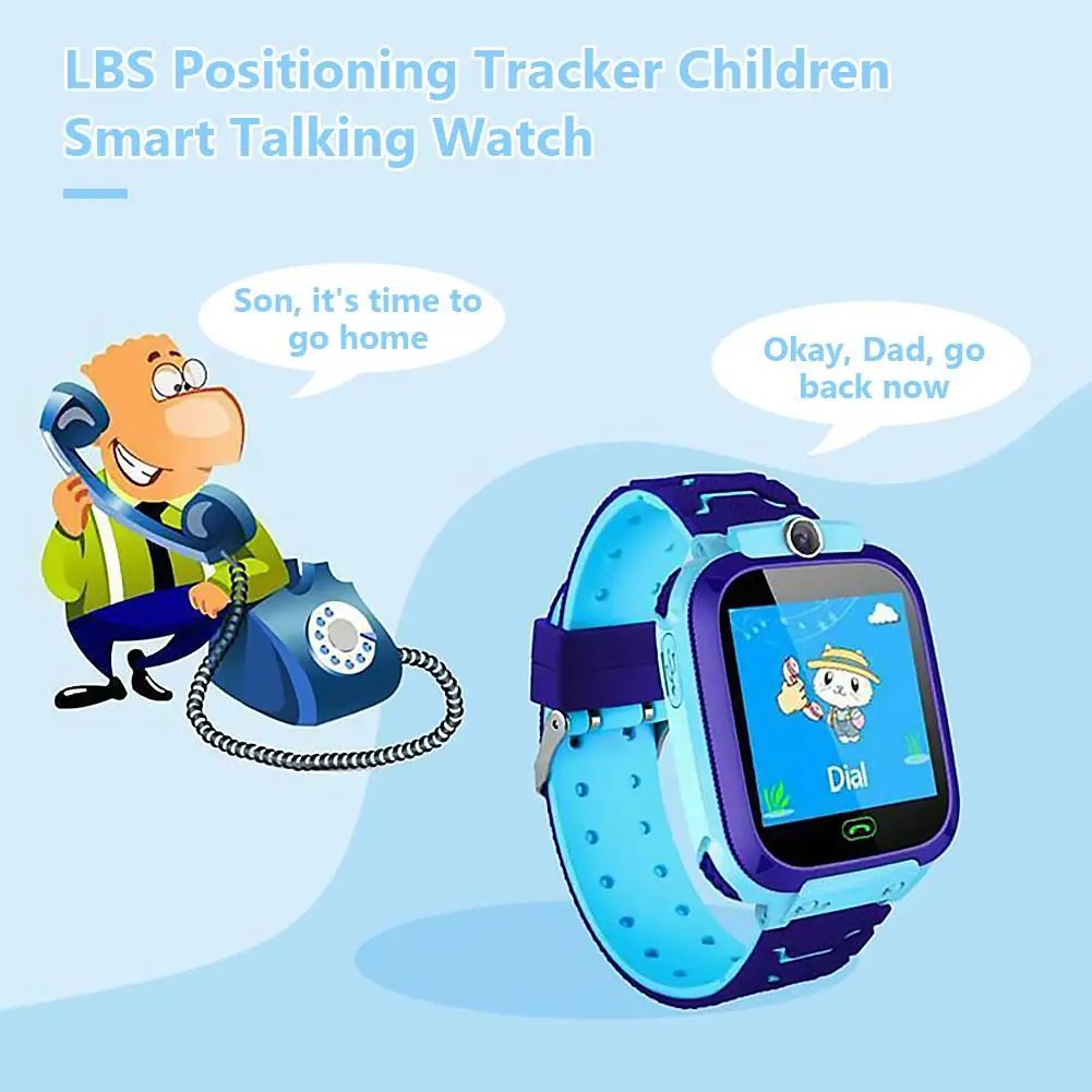 Q12 Smart Watch LBS Kid SmartWatches Baby 1.44 Inch Voice Chat GPS Finder Locator Tracker Anti Lost Monitor with Box | Игрушки и хобби