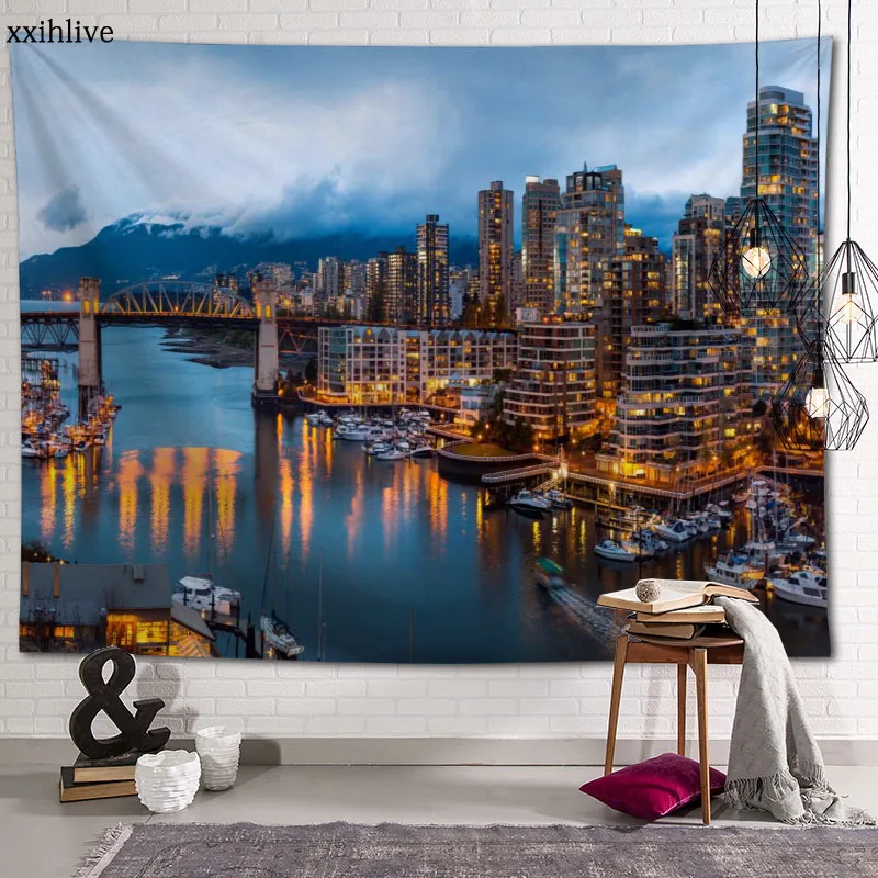 

Columbia Building Custom HD Tapestry For Carpet Travel Mattress Wall Carpets Art Home Decor 70x95cm,100x150cm,130x150cm