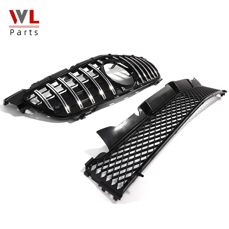 Передняя Верхняя и нижняя решетка для Mercedes Benz SLK R172 SLK200 SLK350 2012-2016