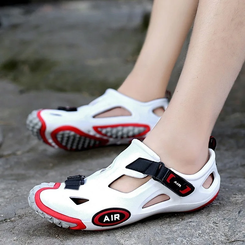 2021 мужские сандалии дышащие летние туфли модные пляжные на липучке zapatos mujer