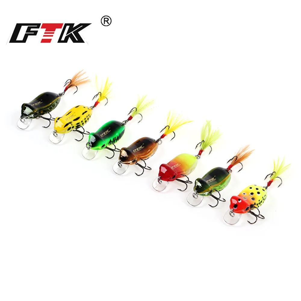 

FTK Minnow Wobblers Pike Fishing Lure Artificial Bait Hard Swimbait 50MM 6.5g Mini Crankbaits Fishing Tackle Lures