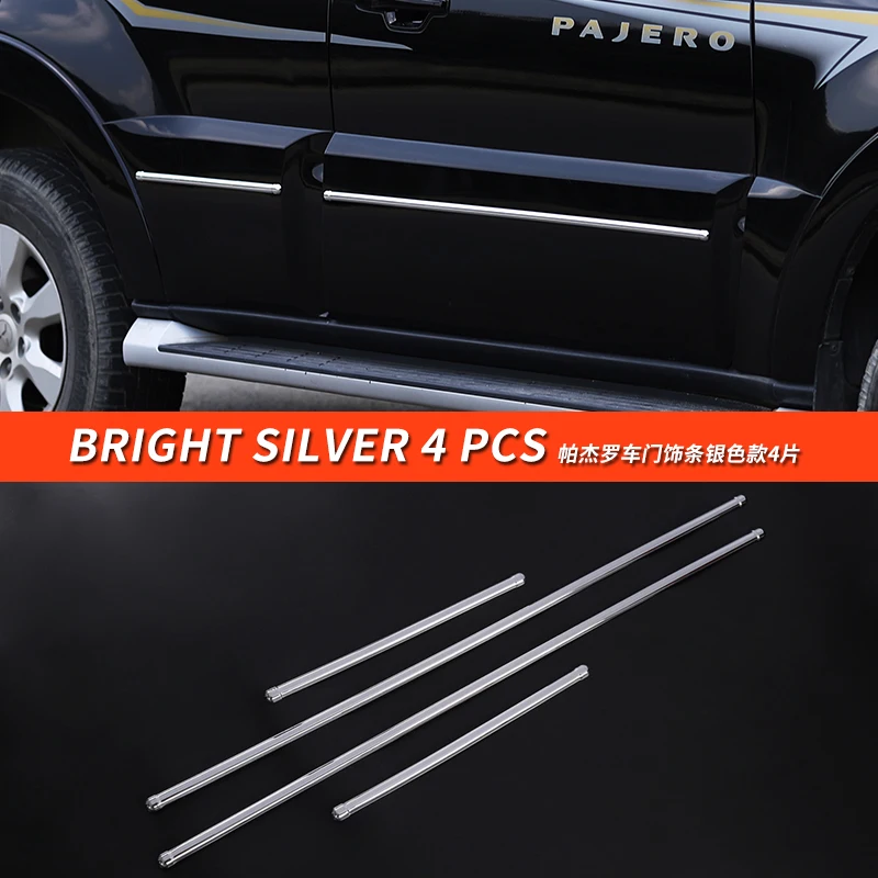 

Аксессуары для Mitsubishi Pajero v93v97v98 Крышка отделки двери Pajero io полный Pinin Montero модификация Внешнее украшение