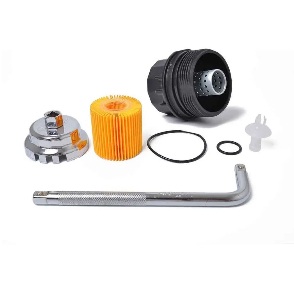

Car Repair Kit (oil Filter + Filter Cover - Tool) For Toyota / Lexus / Sain Auto Parts Wear-resistant Durable Practical