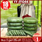 Tontin нефритовый глазурь горячий камень массажный набор массажер для спины уход за здоровьем камни для массажа позвоночника базальтовая Лава камень спа